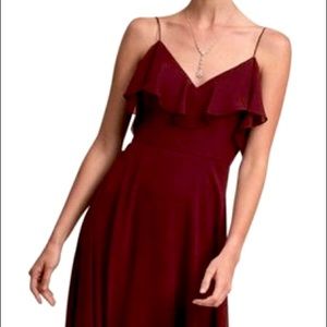 Jenny Yoo BHLDN Mila convertible dress wine Size 2 NWT